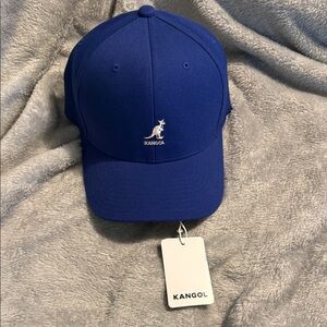 Kangol Royal Blue Cap with Logo flex fit nwt size L/XL